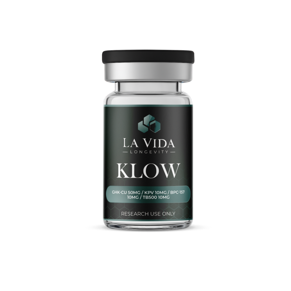 KLOW - GHK-Cu (50mg) / KPV (10mg) / BPC-157 (10mg) / TB500 (10mg)