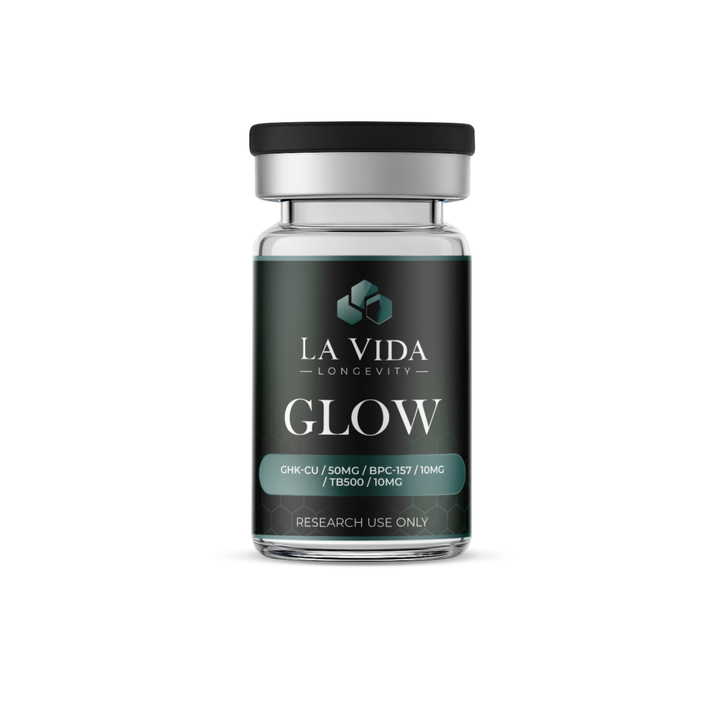 GLOW GHK-Cu (50mg) / BPC-157 (10mg) / TB500 (10mg)
