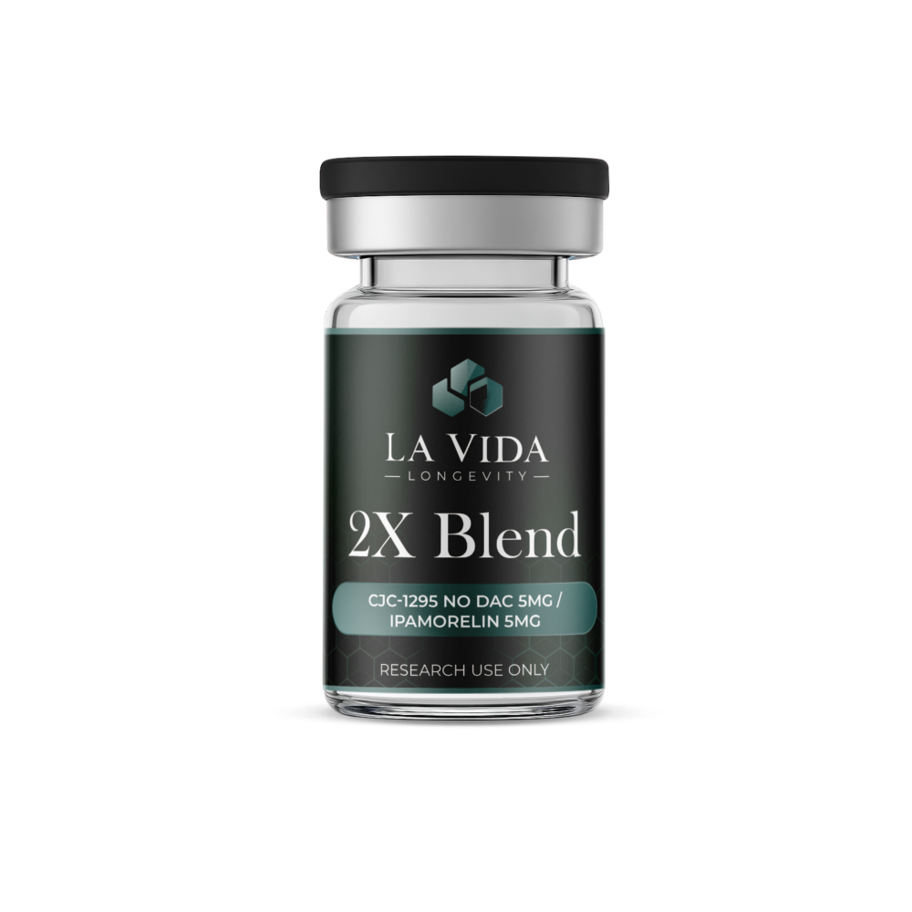 2X Blend CJC-1295 Without DAC (5mg) / Ipamorelin (5mg)